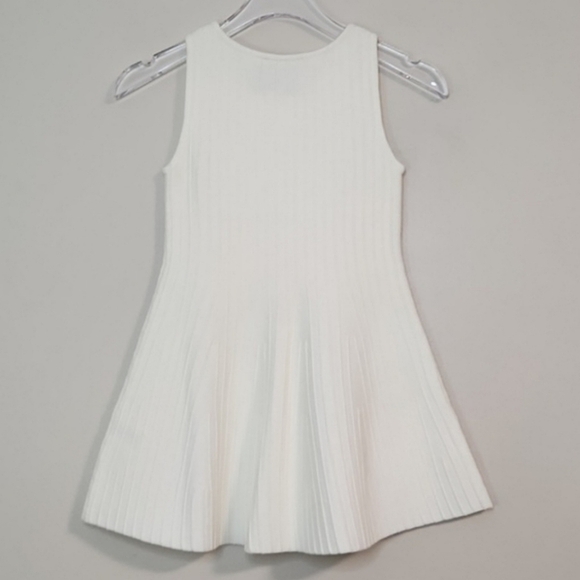 Milly Minis Creamy White Fit & Flare Dress, Size 2 ~ NWT - Picture 2 of 14